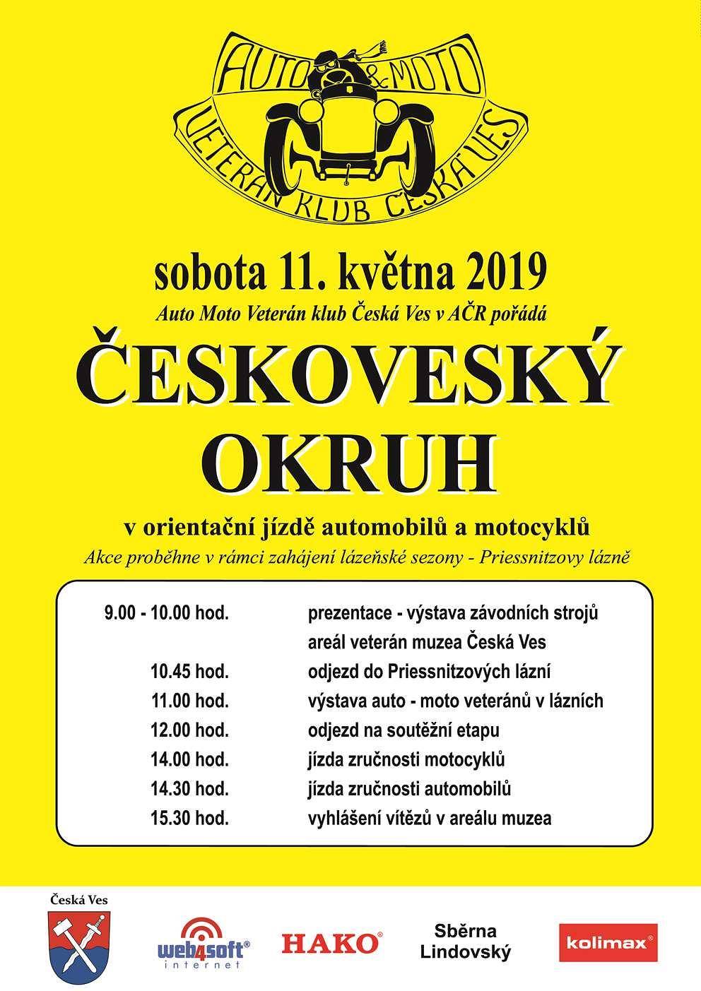 Českoveský okruh 11. 5. 2019 - zahájení lázeňské sezony