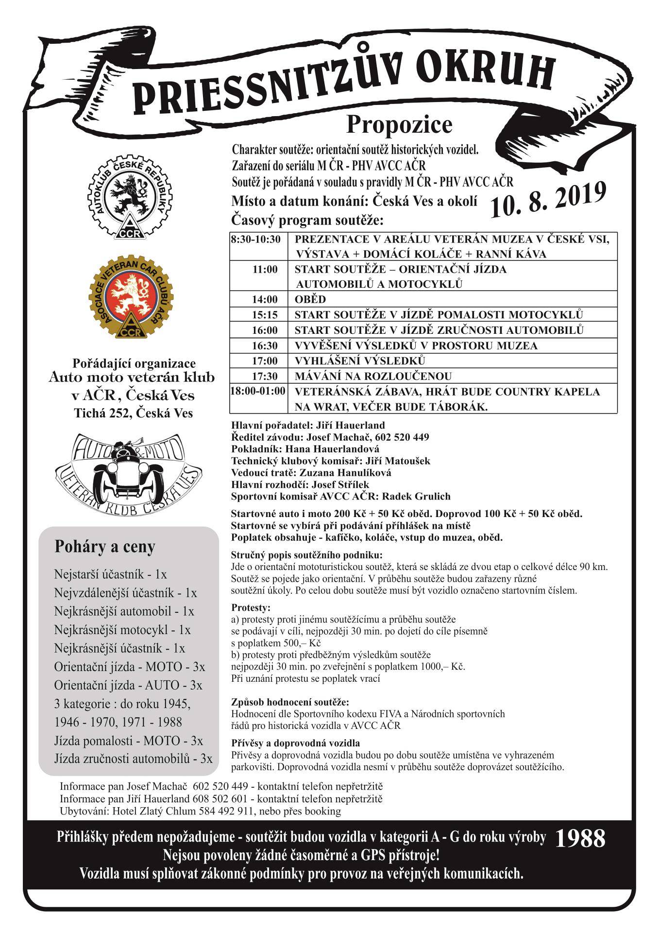 20. ročník PRIESSNITZŮV OKRUH